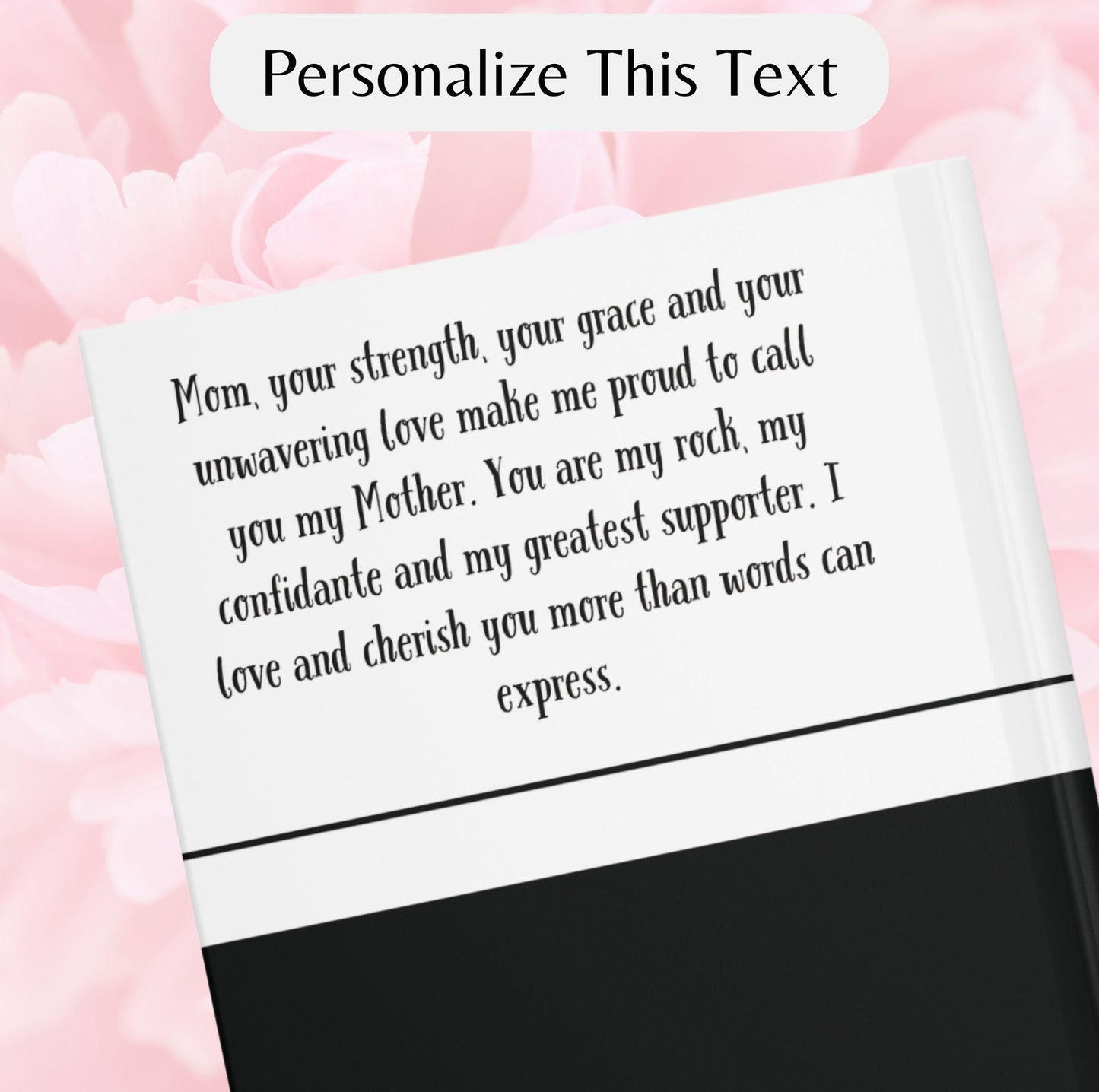 To My Mom Proud To Be Your Daughter Notebook Gift- Personalized Mothers Day Gifts- Mom Gift- Birthday Gift For Mom- Custom Gift For Mom