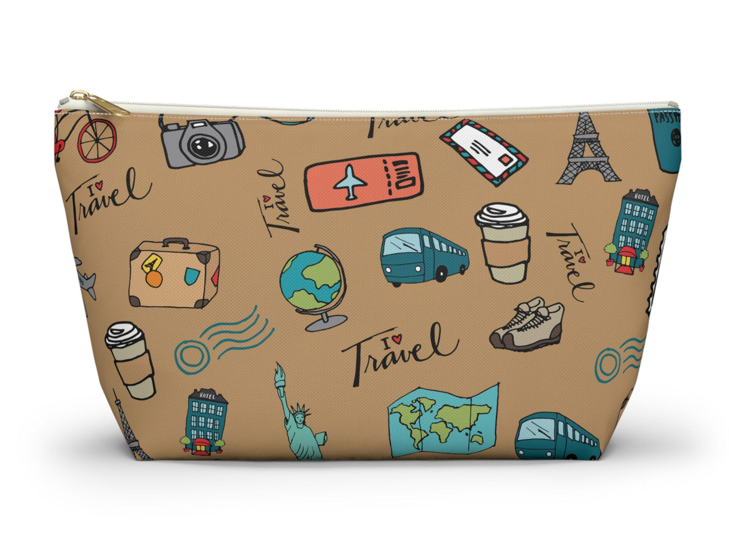 Teen Traveler Accessory Pouch For Packing and Organization, Charger Pouch, Travel Makeup Bag, Zipper Pouch, Travel Organizer, Toiletries Bag