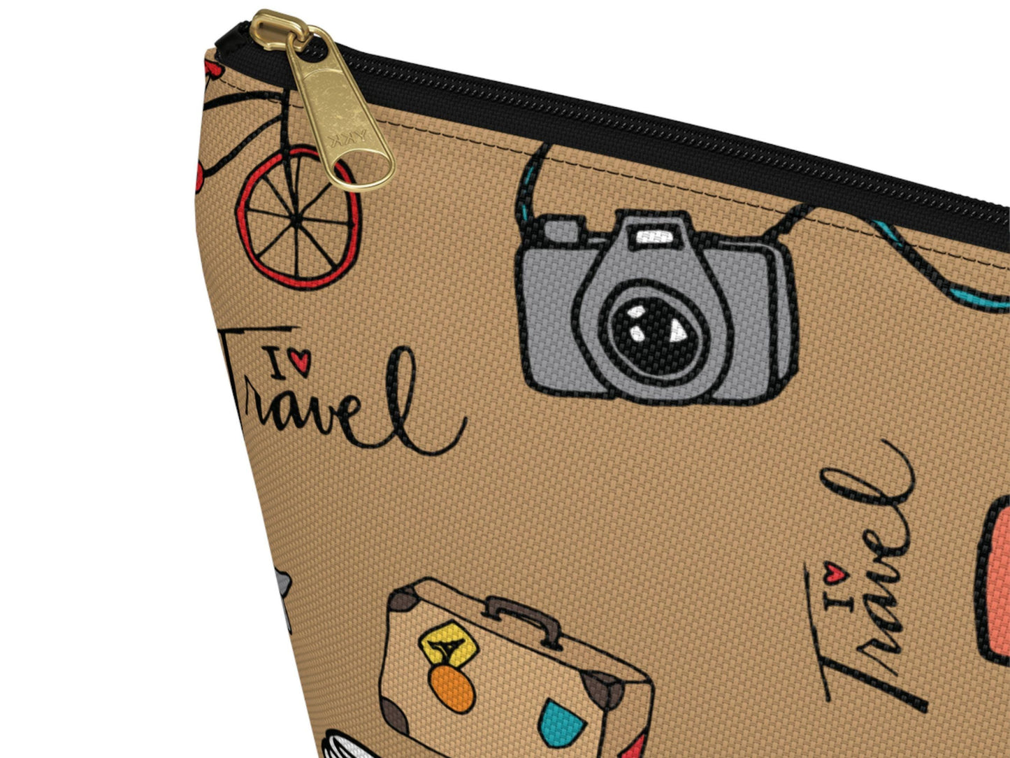 Teen Traveler Accessory Pouch For Packing and Organization, Charger Pouch, Travel Makeup Bag, Zipper Pouch, Travel Organizer, Toiletries Bag