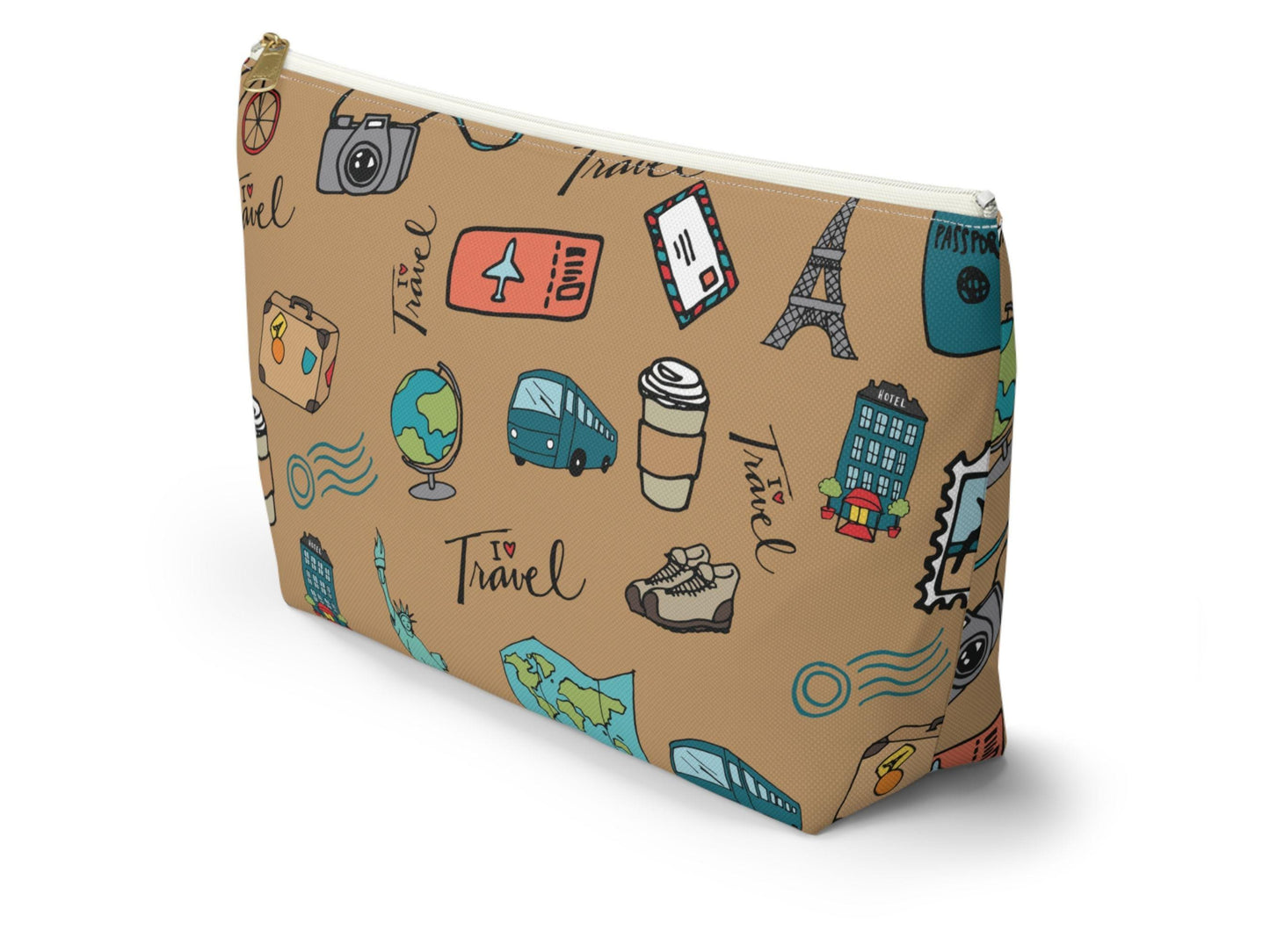 Teen Traveler Accessory Pouch For Packing and Organization, Charger Pouch, Travel Makeup Bag, Zipper Pouch, Travel Organizer, Toiletries Bag
