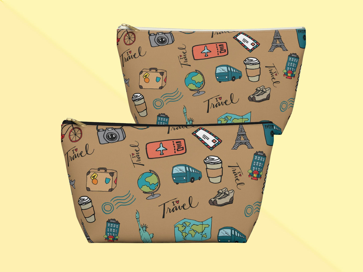 Teen Traveler Accessory Pouch For Packing and Organization, Charger Pouch, Travel Makeup Bag, Zipper Pouch, Travel Organizer, Toiletries Bag