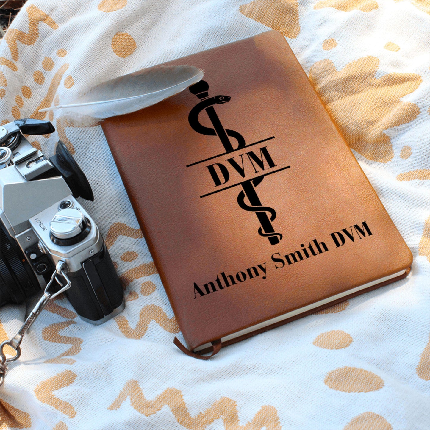 Personalized DVM Journal Custom Vet Gift Veterinary Graduation Gift Veterinarian Notebook Animal Doctor Gift Idea Veterinary School Keepsake