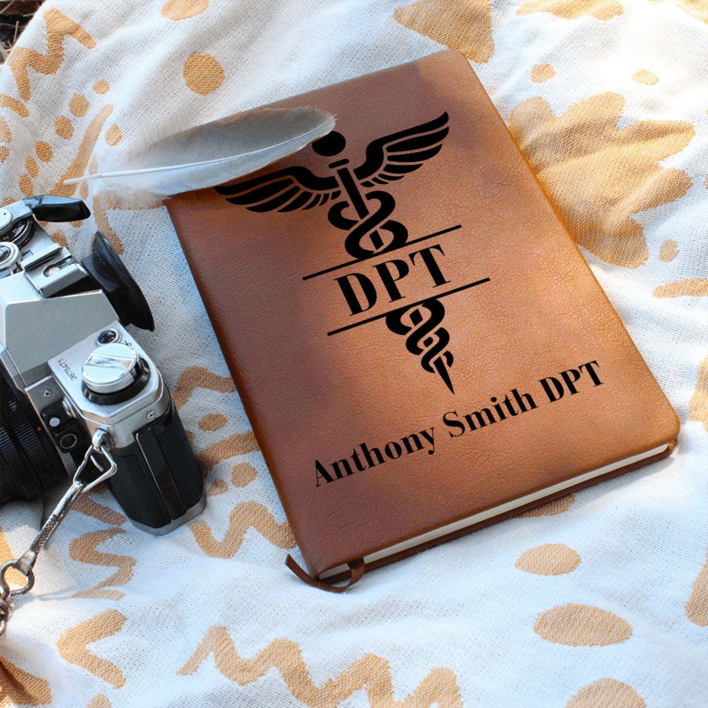 Personalized DPT Journal Custom Physical Therapist Gift Graduation DPT Student Notebook Doctor of Physical Therapy Custom PT Keepsake Book