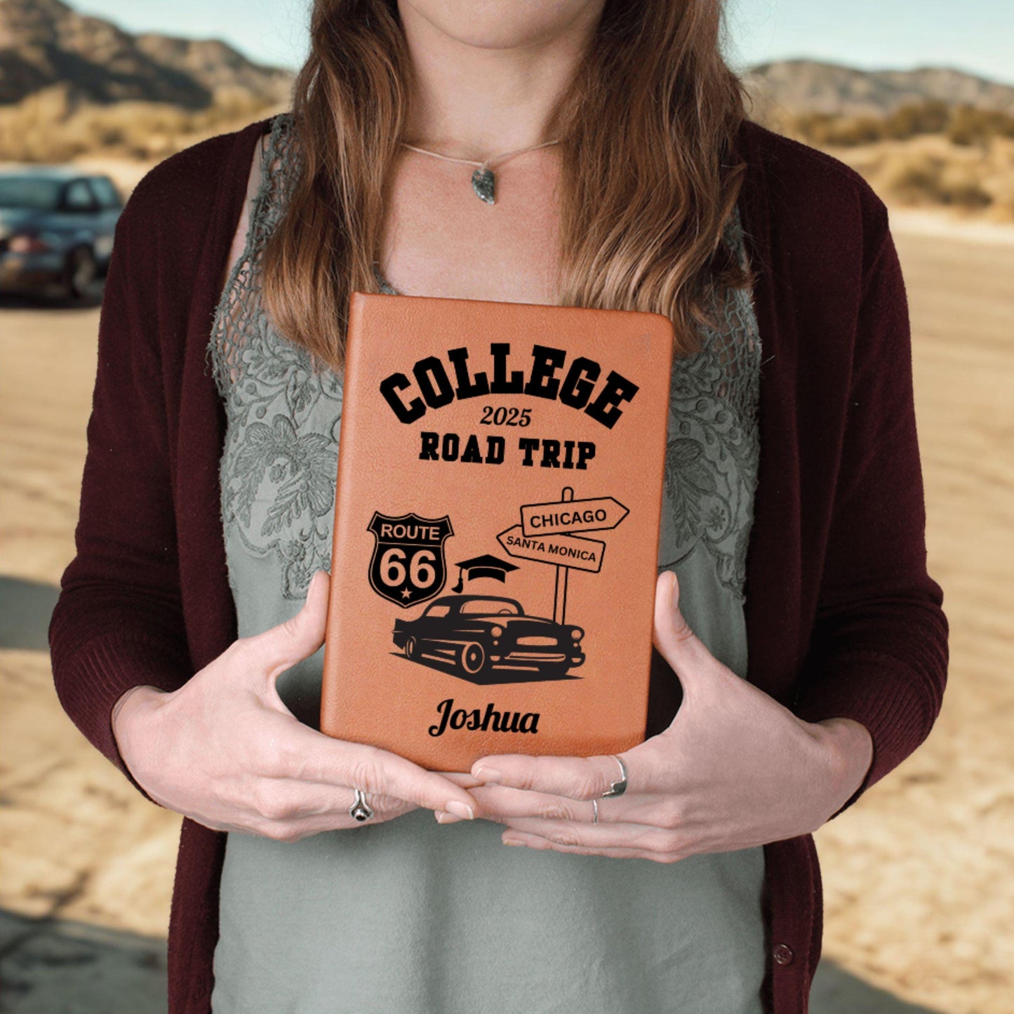 Custom College Road Trip Journal