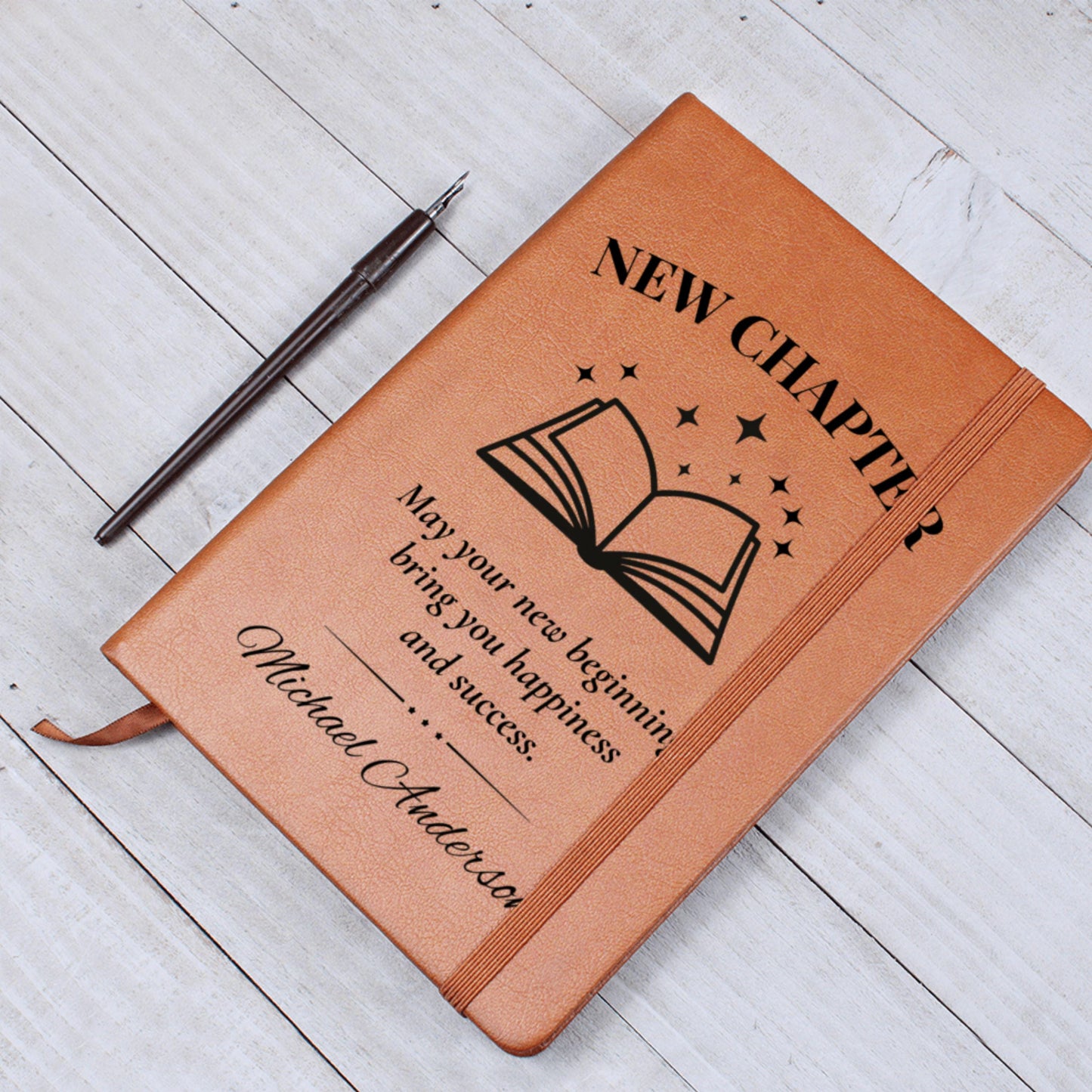 New Chapter Journal Custom Going Away Gift for Coworker Boss Leaving Gift Personalized Retirement Farewell Present New Job Gift for Him Her
