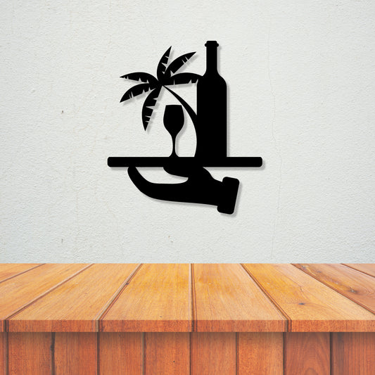 Cocktail Metal Wall Art Bar Kitchen Home Decor Man Cave Alcohol Drink Sign Bartender Gift Plaque Bar Theme Sign Rum Lover Gift Whiskey Decor