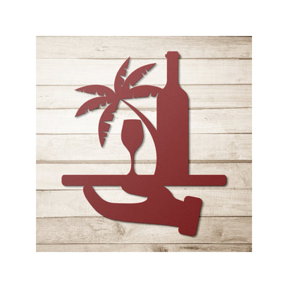 Cocktail Metal Wall Art Bar Kitchen Home Decor Man Cave Alcohol Drink Sign Bartender Gift Plaque Bar Theme Sign Rum Lover Gift Whiskey Decor