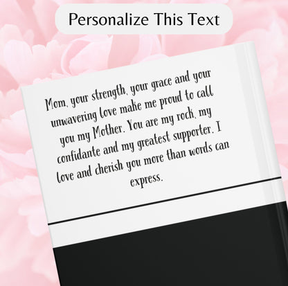 To My Mom Proud To Be Your Daughter Notebook Gift- Personalized Mothers Day Gifts- Mom Gift- Birthday Gift For Mom- Custom Gift For Mom