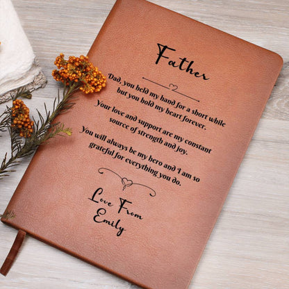 Gift For Dad, Personalized Leather Journal, Father's Day Gift,  Birthday Gift For Dad, Anniversary Gift for Him, Father Gift, Best Dad Gift