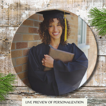 Custom Plate, Graduation Photo Gift For Her, Graduation 2025, Custom Grad Gift, Personalized Graduation Gifts 2025, Phd Gift, Class of 2025