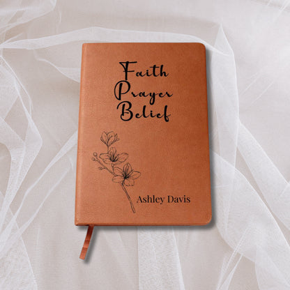Personalized Prayer Journal For Women, Custom Prayer Journal, Christian Gift Journal, Positive Affirmation Journal, Religious Gift for Girls