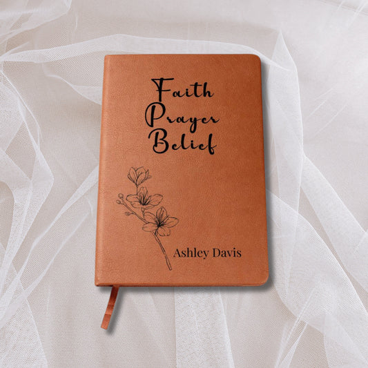 Personalized Prayer Journal For Women, Custom Prayer Journal, Christian Gift Journal, Positive Affirmation Journal, Religious Gift for Girls