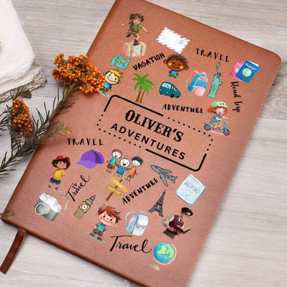 Kids Travel Journal For Boys | Travel Journal For Kids | Personalized Travel Journal | Vacation Journal for Kids | Kids Journal Camping Gift