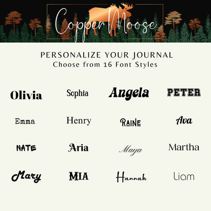 Letters to my Granddaughter Personalized Leather Journal Memory Keepsake Custom Journal Gift Granddaughter Gift from Grandma Grandparent