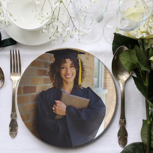 Custom Plate, Graduation Photo Gift For Her, Graduation 2025, Custom Grad Gift, Personalized Graduation Gifts 2025, Phd Gift, Class of 2025