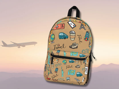 Teen Travel Backpack- Daypack for Traveling, School, Camping, Waterproof Travel Rucksack 17 Inch, Kids Backpack, Laptop Carry on Backpack