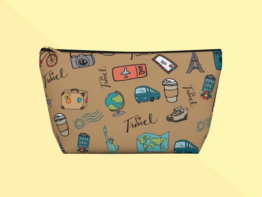 Teen Traveler Accessory Pouch For Packing and Organization, Charger Pouch, Travel Makeup Bag, Zipper Pouch, Travel Organizer, Toiletries Bag