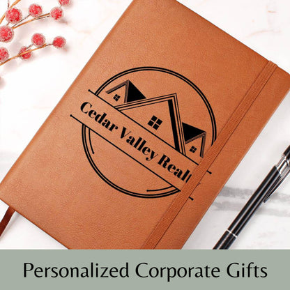 Personalized Company Logo Leather Journal Business Logo Custom Leather A5  Notebook Personalized Corporate Gifts Notebook Planner for Office
