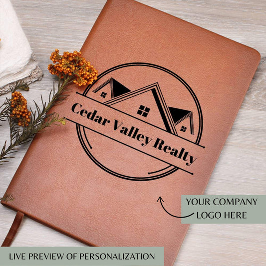 Personalized Company Logo Leather Journal Business Logo Custom Leather A5  Notebook Personalized Corporate Gifts Notebook Planner for Office