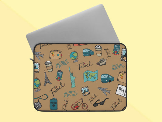 Teen Travel Laptop Sleeve - Travel Tablet Sleeve - 3 Sizes Laptop Bag - Laptop Tablet Case - Laptop Tablet Bag -Travel Gift -Laptop Case Bag