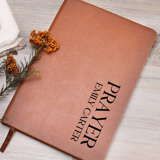 Personalized Prayer Journal For Women/Men-Custom Leather Notebook A5, Religious Gift, Custom Prayer Journal, Religious Journal, Prayer Book