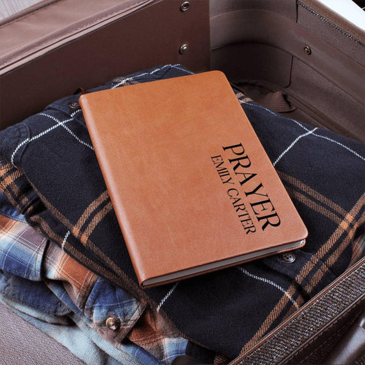 Personalized Prayer Journal For Women/Men-Custom Leather Notebook A5, Religious Gift, Custom Prayer Journal, Religious Journal, Prayer Book