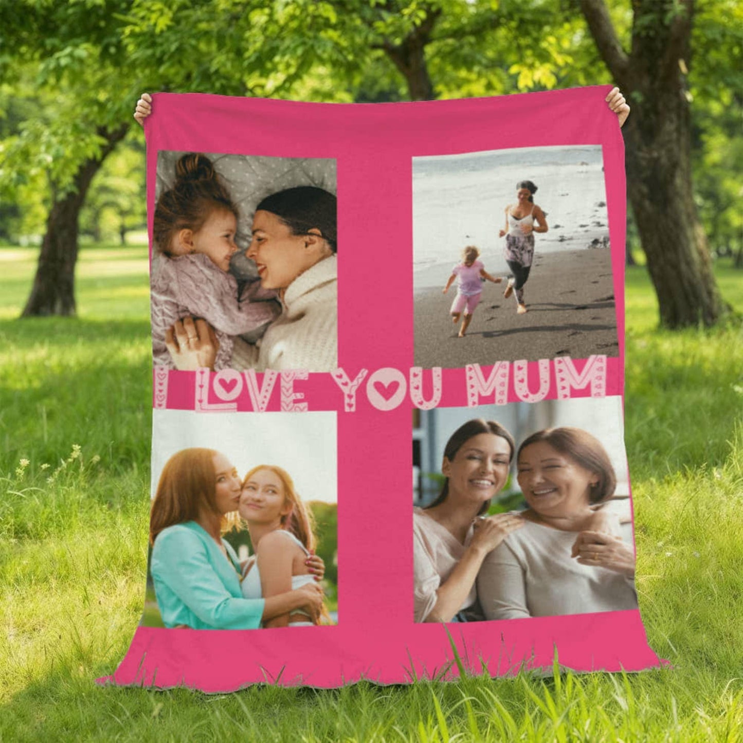 Custom Photo Blanket Collage, Picture Blanket With Text Mothers Day Gift Photo Blanket Keepsake Blanket Custom Gifts Photo Gift For Mom