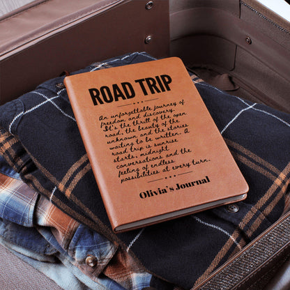 Personalized Road Trip Journal- Travel Memories Book Road Adventure Planner Family Road Trips USA Road Trip Itinerary Road Trip Gift