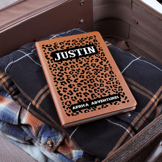 Personalized Africa Travel Journal A5 Leather Notebook Travel Memory Keepsake Custom Travel Diary Gift for Him Her Adventure Journal Gift