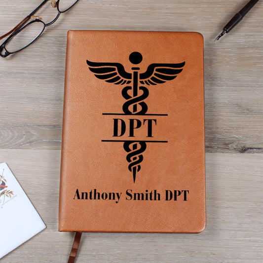 Personalized DPT Journal Custom Physical Therapist Gift Graduation DPT Student Notebook Doctor of Physical Therapy Custom PT Keepsake Book