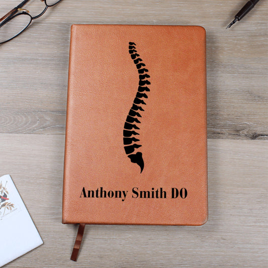 DO Journal Personalized Gift, Custom Name Doctor Notebook, Osteopathic Medical Student Graduation Gift, White Coat Ceremony Keepsake