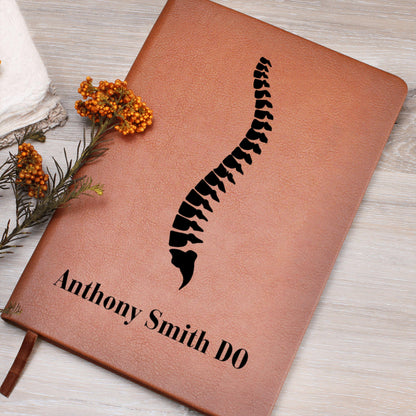 DO Journal Personalized Gift, Custom Name Doctor Notebook, Osteopathic Medical Student Graduation Gift, White Coat Ceremony Keepsake