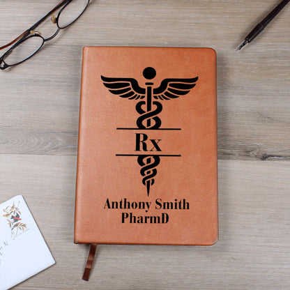 Pharmacist Gift Personalized Rx Journal Custom Pharmacy School Graduation Gift Pharmacology Notebook Pharmacy Student Keepsake Pharmacy Tech