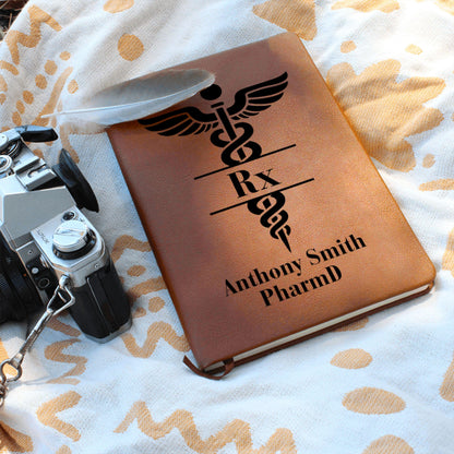 Pharmacist Gift Personalized Rx Journal Custom Pharmacy School Graduation Gift Pharmacology Notebook Pharmacy Student Keepsake Pharmacy Tech
