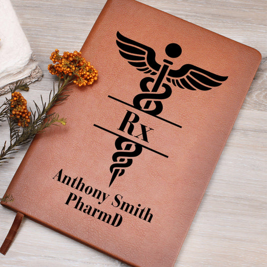 Pharmacist Gift Personalized Rx Journal Custom Pharmacy School Graduation Gift Pharmacology Notebook Pharmacy Student Keepsake Pharmacy Tech